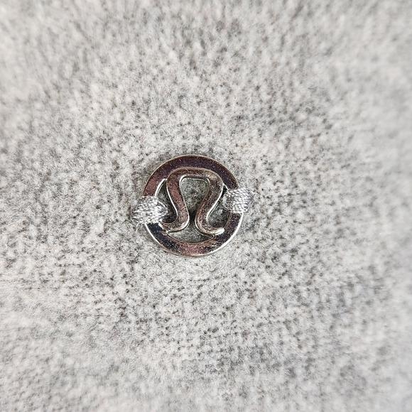 Lululemon Go Forward Cowl Neck Fleece Pullover Sweater Heathered Light Grey 6 - Picture 11 of 12